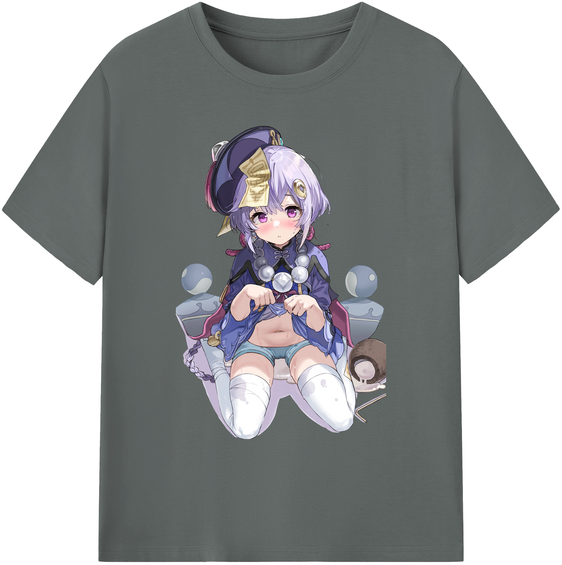 げんし神 七七 なな  genshin Nana 綿100％ メンズ半袖Tシャツ｜肌触りやわらか＆通気性